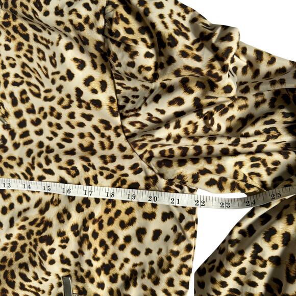Tommy Bahama Island Zone Windbreaker Jacket Women's Small Leopard - Picture 11 of 11